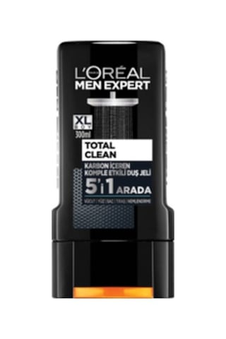 L'Oreal Paris Men Expert Total Clean 5i1 Duş Jeli 300 ML L'Oreal Paris Men Expert Total Clean 5i1 Duş Jeli 300 ML