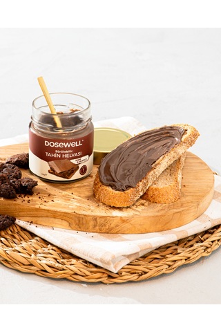 Dosewell Sürülebilir Tahin Helvası Ham Kakaolu Ve Mor Aronyalı 250 Gr 2'li Paket