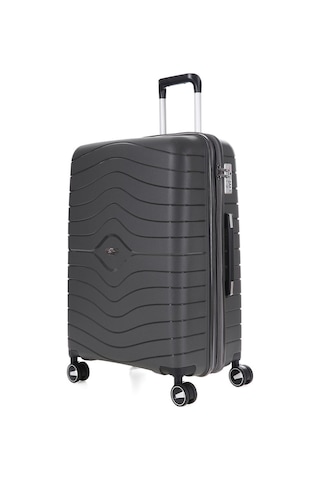 Ççs 5242 Polipropilen Körüklü Orta Boy Valiz-antrasit Antrasit