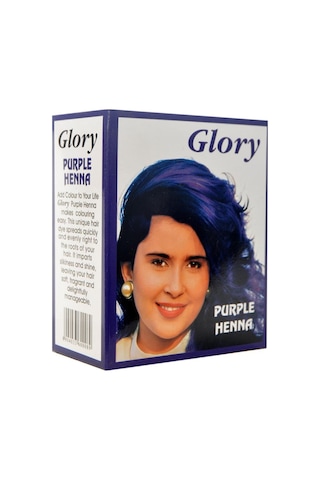 Glory Glory Mor Hint Kınası (Purple Henna) 10 Gr Paket