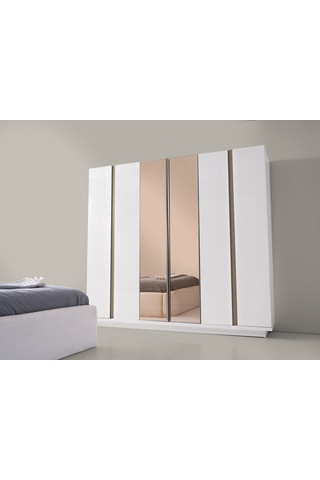 Miami 6 Kapaklı Gardırop %100 Mdf