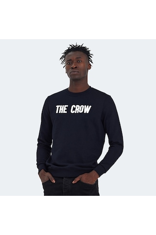 The Crow THE CROW Erkek Lacivert Sweatshirt