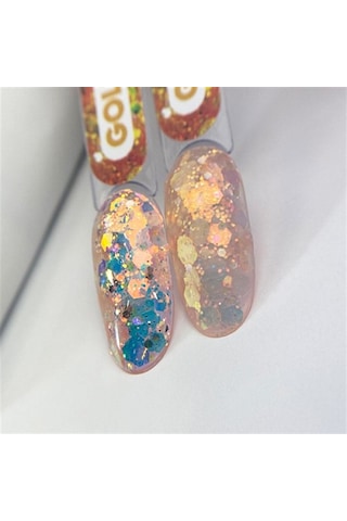 Nail Art Tasarım Jel Gel Korean Gold 5 Gr Altın Nail Art Jeli