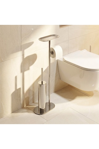 Kobos Nova Hareketli Wc Set Yuvarlak Parlak Krom Kbw-836-1cr