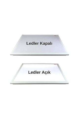 Panda Led Işıklı Çantalı Çizim Masası 50x70cm Pan910 Beyaz
