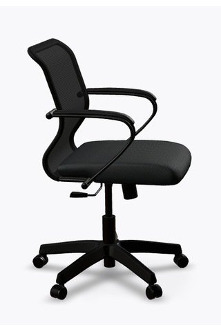 Ergolife Sit 8 Ofis Koltuğu Bel Destekli, Tekerlekli, Siyah, Bilgisayar Sandalyesi -ed.57.1.222 Siyah