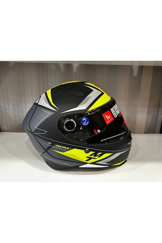 Mt Helmets Mt Revenge 2 S Hatax C3 Motosiklet Kaskı Mat Sarı