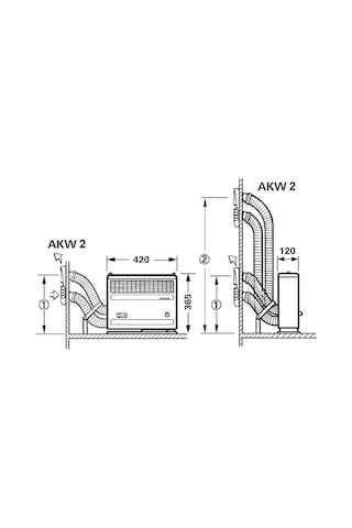 Truma 30321-01 S2200 Egzoz Baca Kiti