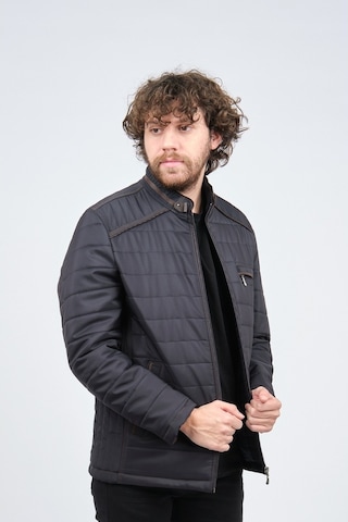 Lucas Erkek Dik Yaka Spor Mont 2650747 Lacivert-Lacivert