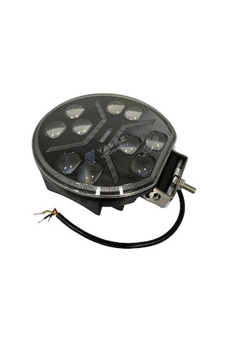 9v-32v Led Lamba Off-road Yuvarlak Siyah Rallye 3000 Sarı-beyaz 224 220 72,2 Mm