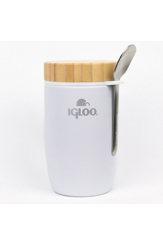 Igloo Bamboo Yemek Termosu 500ml-beyaz Beyaz