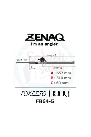 Zenaq Fokeeto Fb64-5 İkari 193Cm 210-280Gr Tetikli Slow Jigging K