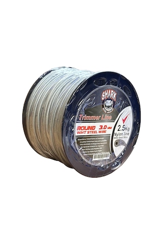 Misina Shark 3 Mm İçi Telli 2,5 Kg