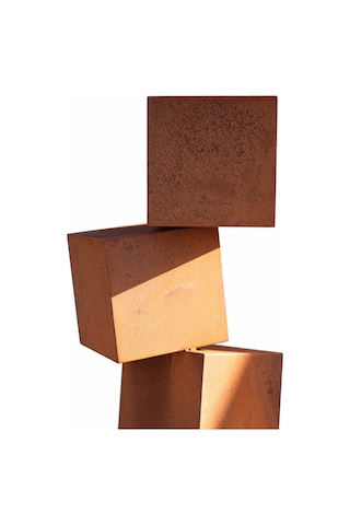 Corten Küp Heykel