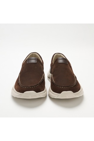 Sneaker Erkek Og-2413 John May 924-144 Kahve Hvl Nubuk-kahve Marsel Kahverengi