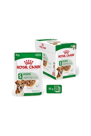 Mini Ageing Küçük Irk Yaşlı Köpek Konservesi +12 Yaş 85 Gr X 12 Adet