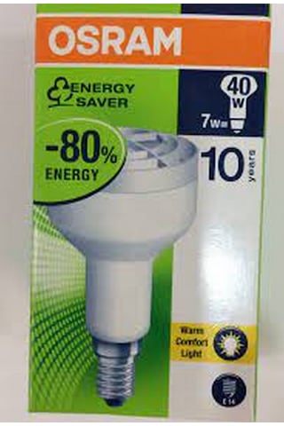 10 ADET Osram Duluxstar Reflector Dst R50 7w 825 E14