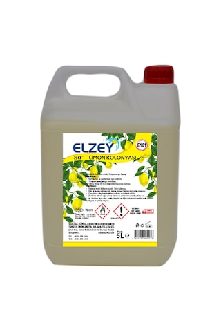 Elzey E101 Limon Kolonyası 5 L