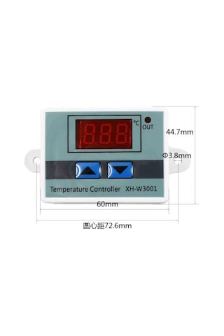 Hobimekatronik-Xh-W3001 12V Dc Dijital Termostat 120W