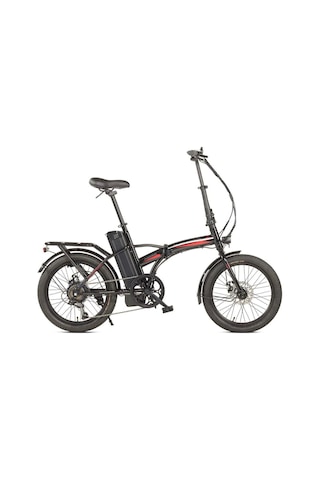 Kron Elektrone Nord 20 Jant E-bike 36volt 10,4 Ah 7vites Elektrikli Katlanır Bisiklet Siyah Kırmızı Siyah-neon Sarı