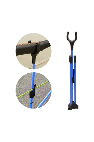 Pazly Suntek Bileşik Yay Standı Katlanabilir Avcılık Rafı Mavi