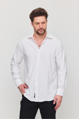 Oversize Rahat Kesim Erkek Gömlek Beyaz