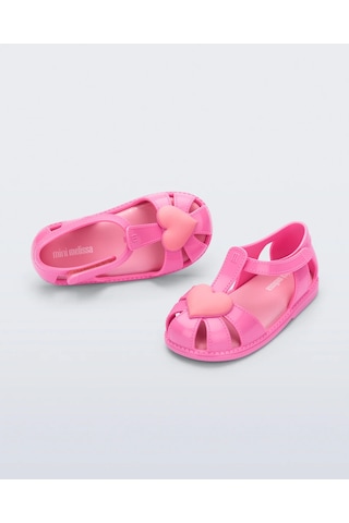 Mini Melissa Hip Heart Ballerina Babet Sandalet 37783-pembe