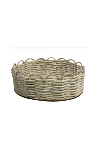 Bambu Ekmek Sepeti, Takı Toka Sepeti 12 x 15 x 6 CM Kahverengi