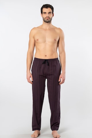 Cacharel Erkek Dokuma Pijama Tek Alt 2240/bordo 1 Bordo