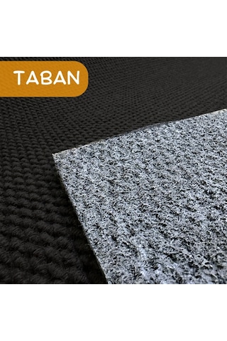 Çelik Halı Kaymaz İş Ofis Araç Oto Paspas 9mm Antrasit Antrasit