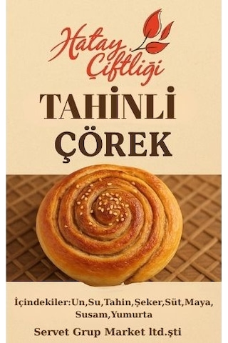 Hatay Çiftliği Tahinli Çörek 2ad