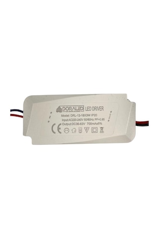12-18x3w 700ma 36-63v Power Led Driver Ip20 Power Led Sürücü Beyazı