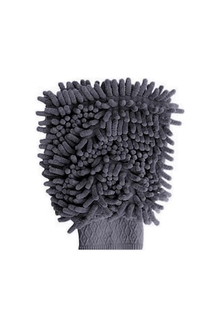 Gri Renkli Mikrofiber Oto Yıkama Eldiveni, 20 X 24 Cm 256