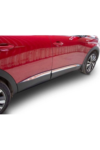 Peugeot 3008 Krom Yan Kapı Çıtası 4 Parça 2016 ve Sonrası