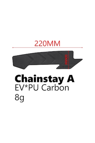 Yuntech01 Bisiklet Çerçeve Koruması: Eva+pu Anti-çizik Yağ Geçirmez Koruyucu Sticker, Dağ Yolu Bisikletleri İçin Alt Çubuk A Modeli