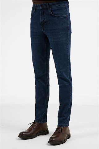 İmza Lacivert 5 Cep Slim Fit Denim Pantolon 1023255169 Lacivert
