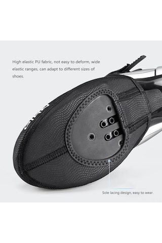 Vkemall Giyo Yarı Palmiye Bisiklet Ayakkabı Kılıfı - Rüzgar Ve Isı Sağlama, Kaymazsız, Dayanıklı - Dağ Yolu Bisikleti İçin - Xl-xxl - Çift Paket