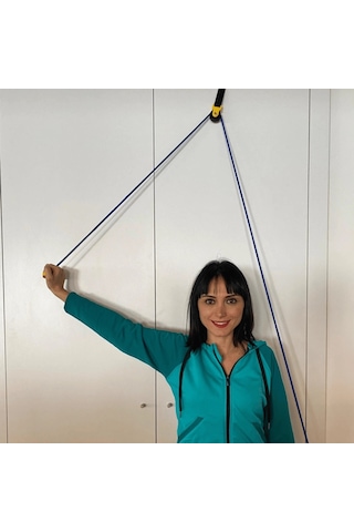 Omuz Çalıştırma Makarası Evde Ve Spor Salonunda Profesyonel Antrenman Renkli