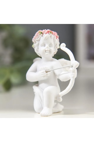 Nedetskij İç Mekan Heykeli Melek Gözlüklü Cupid Amun Oklu 315395156