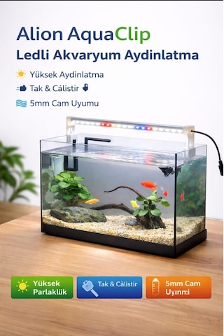 Alion Aquaclip Led Akvaryum Aydınlatma 30 Cm
