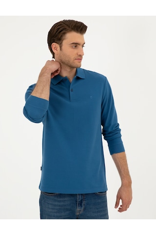 Pierre Cardin 50294438-VR059 Erkek Sweatshirt -  Açık Lacivert