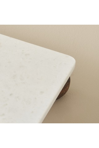 Bella Maison Olmo Mermer Dikdörtgen Sunum Standı Naturel 15 x 30 CM