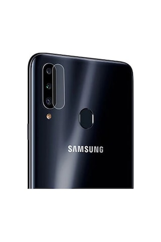 Ally Samsung Galaxy A20sa30s Kamera Koruyucu Kırılmaz Cam- 5775 Şeffaf