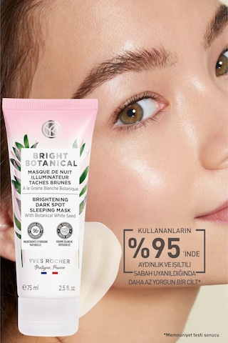 Yves Rocher Bright Botanical Leke Karşıtı ve Aydınlatıcı Uyku Maskesi 75 ML