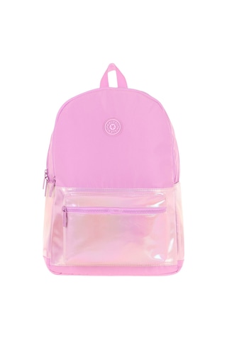 Kaukko Cube Üç Bölmeli Kız Çocuk Pembe Okul Çantası - K1819 Pembe