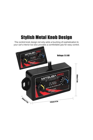 Novahub 25 Sesli Araç Kornası Kontrol Cihazı - 12-24v Ayarlanabilir Ses Efektleri Ve Hacim - 25 Farklı Ses Seçeneği, Yüksek Kalite Ve Kolay Kurulum