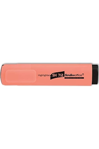 Scrikss Office Fosforlu Kalem Pastel Turuncu Sh712 Turuncu