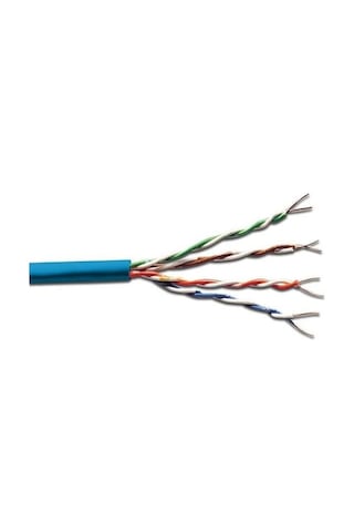 Dıgıtus Cat6 Utp 23awg Mavi 500m Makara Saf Bakır Kablo 0.50mm Dk-1613-vh-5-gr