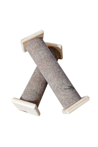 Barış Dizayn Doğal Portatif Tırmalama Makarası Halı Kaplamalı 25 CM 2 Adet