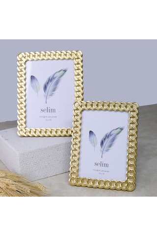Selim 15 x 20 CM Florence Çerçeve Altın